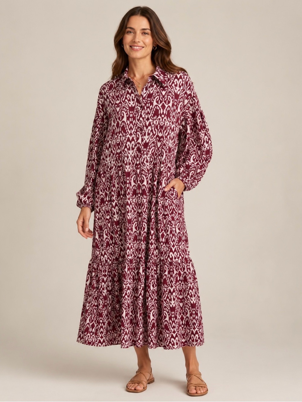 Anthropologie|Maeve|Bettina Dress|Ikat